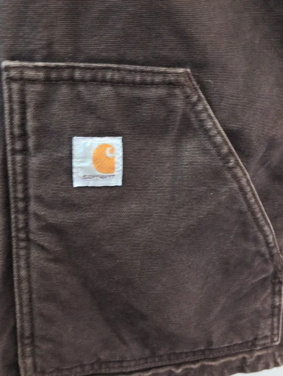 ✨ Women's Vintage Dark Brown Carhartt Vest Size Medium - Picture 3 of 9